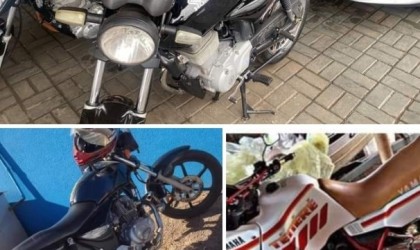 Três motos foram furtadas em oficina de Capitão Leônidas Marques